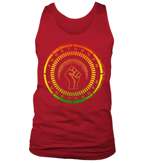 Brush Circle Black History Juneteenth June Vintage Tank Top Unisex