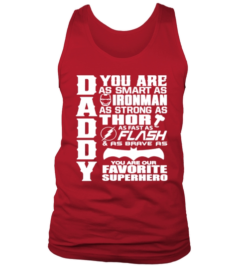 Daddy Superhero T-SHIRT Fathers Day Gift For Dad Shirt Tank Top Unisex