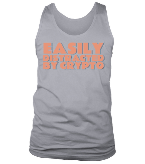 Easily Distracted By Crypto Tank Top Unisex