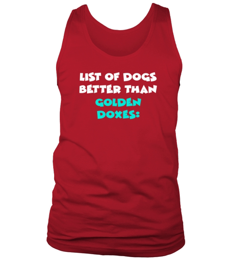 Golden Dox Tank Top Unisex