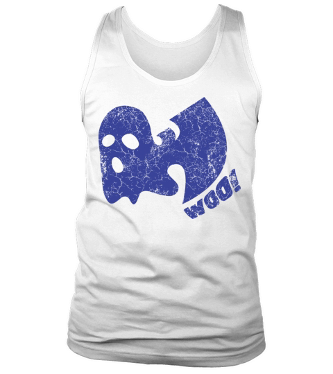 halloween ghost woo wutang blue Tank Top Unisex