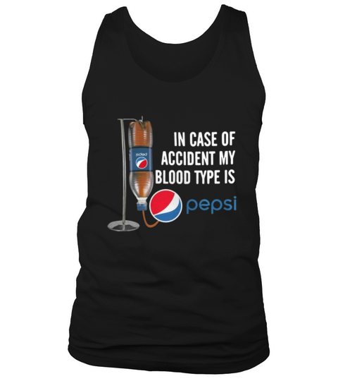 In case of accident my blood type is Pepsi Tank Top Unisex