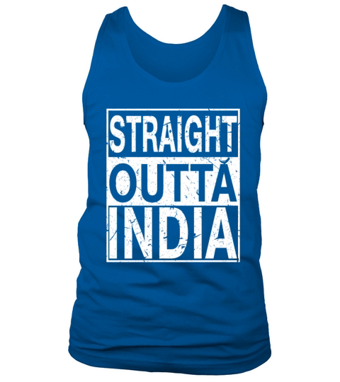 India Straight Outta India Tank Top Unisex