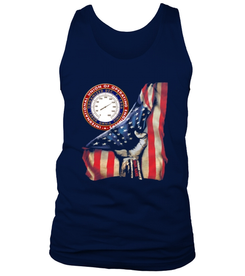 International Union of Operating Engineers American flag shirt Tank Top Unisex
