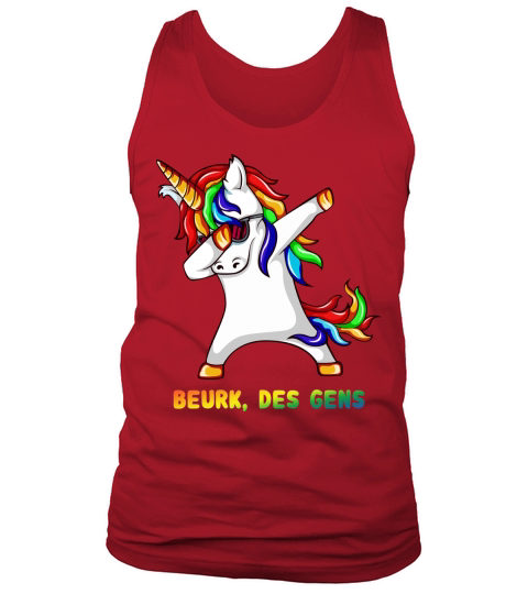 LICORNE beurk des gens Tank Top Unisex