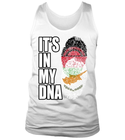 Malawian And Cypriot Mix Heritage DNA Flag Tank Top Unisex