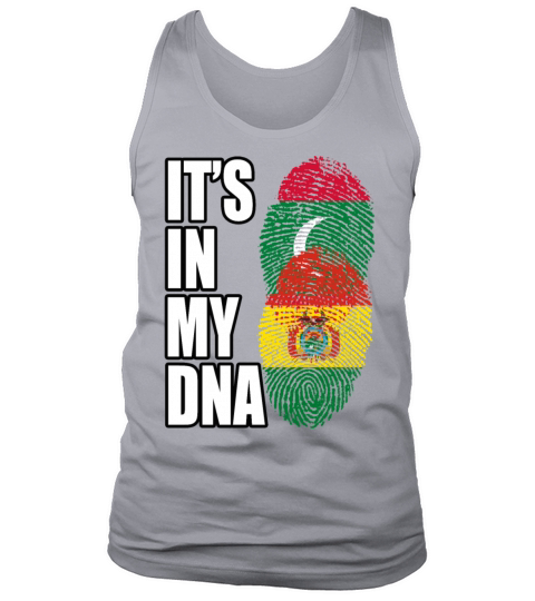 Maldivian And Bolivian Mix Heritage DNA Flag Tank Top Unisex