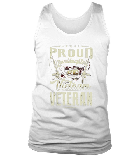 Proud Granddaughter Of A Vietnam Veteran Grandpa Shirt Tank Top Unisex