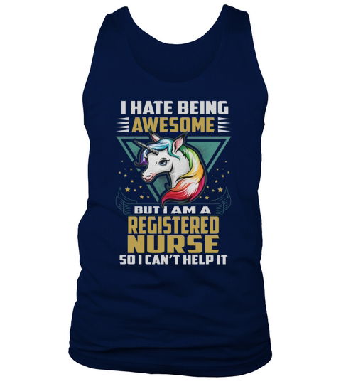 REGISTERED NURSE Job Unicorn Tank Top Unisex