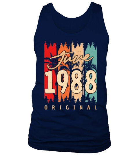 Vintage 1988 June Tank Top Unisex