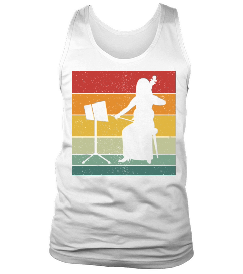 Vintage Retro Double Bass Vintage Music Tank Top Unisex