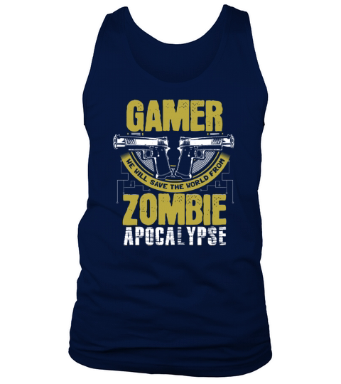 Zombie Apocalypse Guns Saying Gift Tank Top Unisex