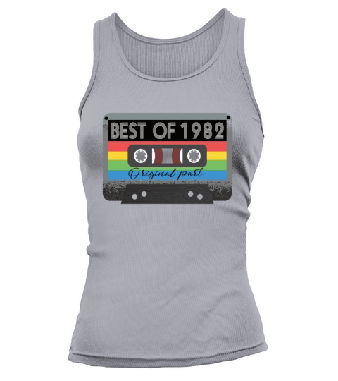 Best Of 1982 Vintage Cassette Retro Birthday Tank top Woman