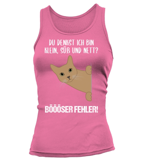Cat Small Sweet Nice Bad Mistake Quote Gift Tank top Woman