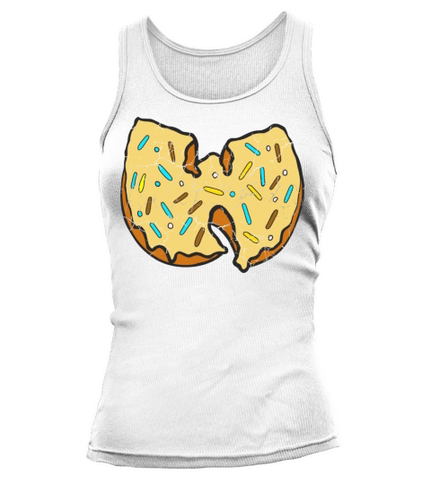 donut wutang yellow lemon Tank top Woman