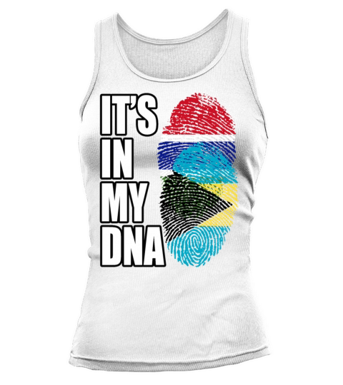 Gambian And Bahamian Mix Heritage DNA Flag Tank top Woman