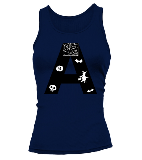 Halloween Alphabets Numbers Clipart A Tank top Woman