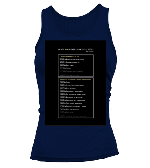 How to win friends and influence people Dale Carne Tank top Woman