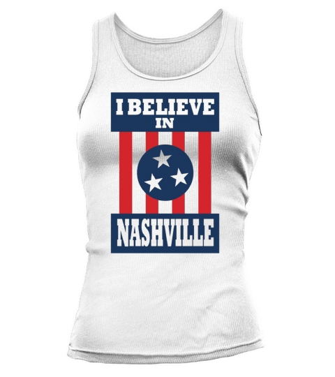 I Believe In Nashville Flag Vintage Style Tank top Woman