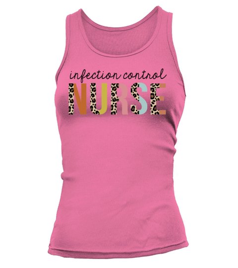 Infection-Control Nurse Leopard Print Registered Tank top Woman