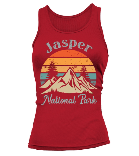Jasoer National Park Retro Vintage Mountain Sunset Tank top Woman