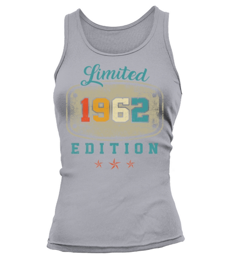 Limited 1962 Edition Birth Vintage 60th Birthday Tank top Woman