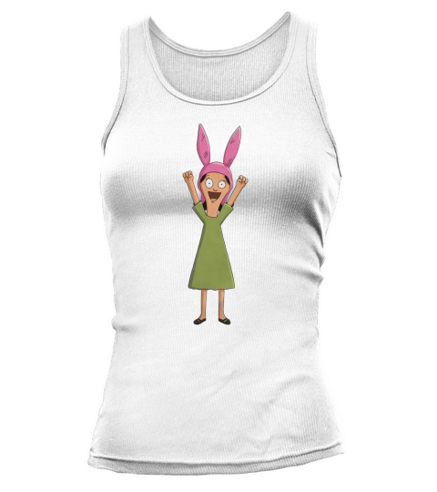 Louise Belcher Light Pattern Black - T Shirt Tank top Woman