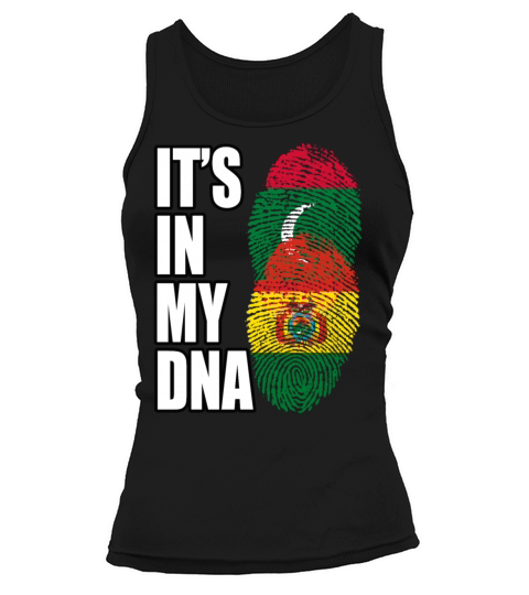 Maldivian And Bolivian Mix Heritage DNA Flag Tank top Woman