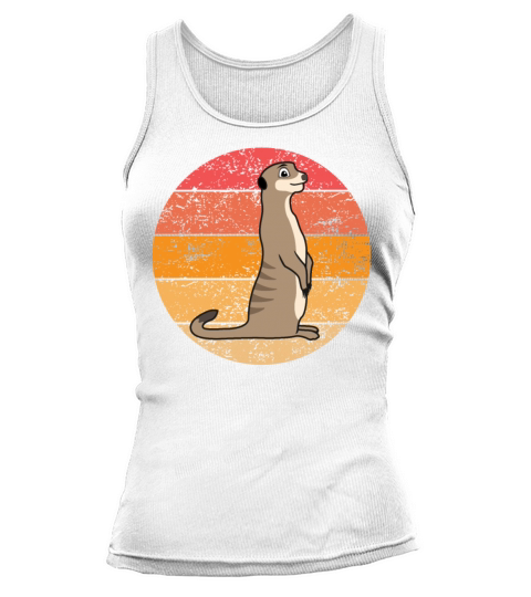 Meerkat Lovers Retro Gift Funny Animals Tank top Woman