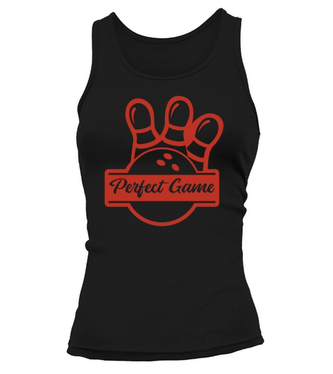 Perfect Game Cut Out Quote Red Tank top Woman