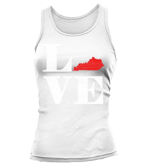 Proud America State Land Map Love Kentucky Tank top Woman