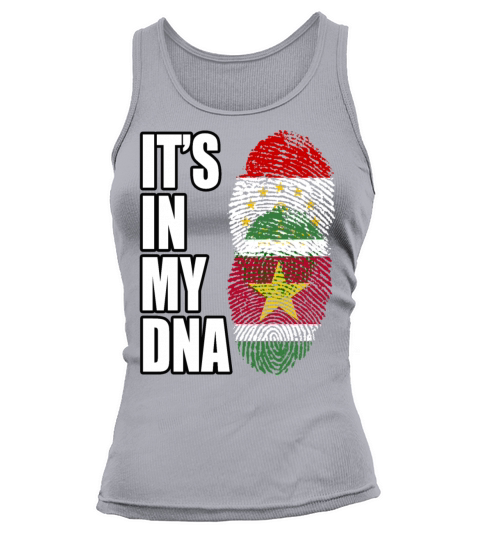 Tajikistani And Surinamese Vintage Heritage DNA Fl Tank top Woman
