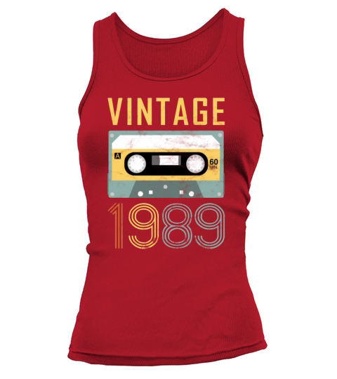 Vintage 1989 30th birthday Tank top Woman