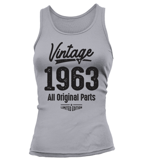 Vintage Born in 1963 - 59th Birthday Tank top Woman