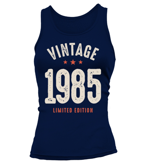 Vintage Born in 1985 - 37th Birthday Retro Tank top Woman