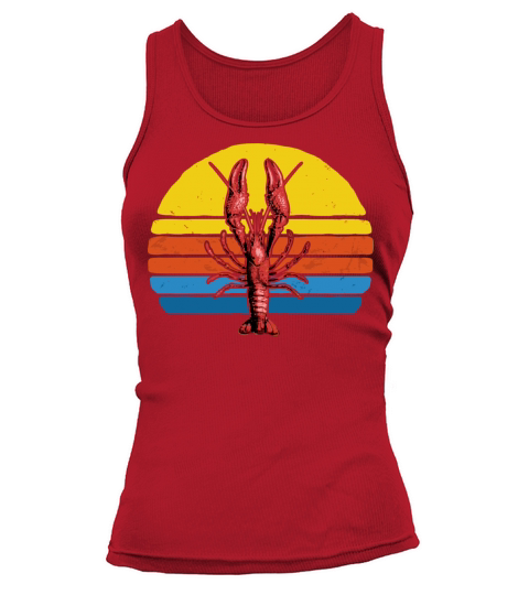 Vintage Crawfish 80S Louisiana Crawdad Tank top Woman