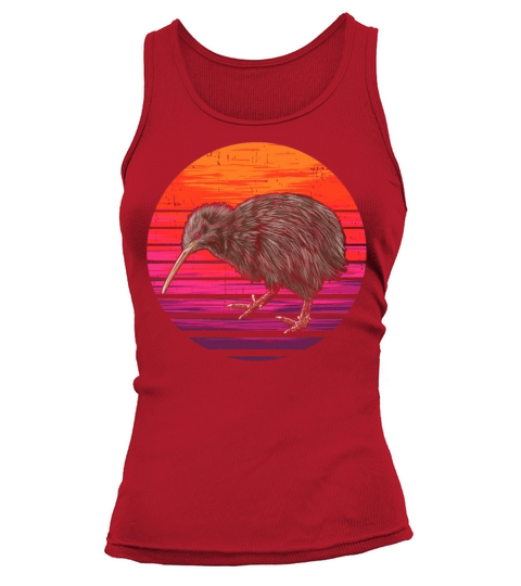 Vintage Kiwi Bird New Zealand Pride Birdwatching Tank top Woman