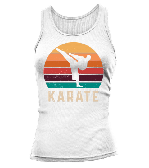 Vintage Retro Karate Tank top Woman