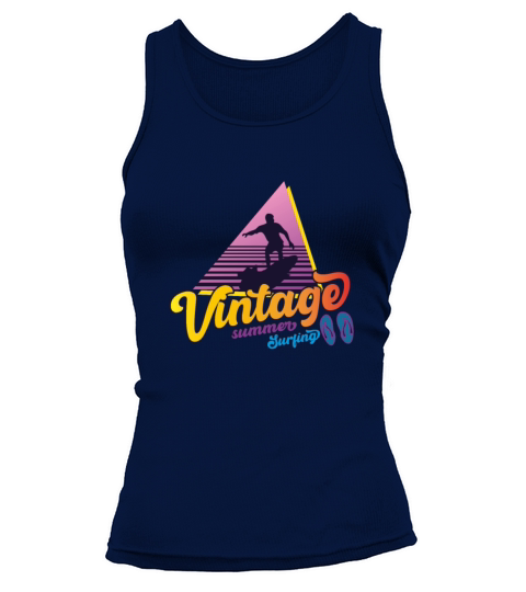 Vintage Summer Surfing Tank top Woman