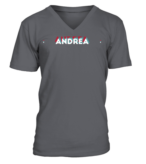 Andrea Name - Funny Name Andrea 80s theme V-Neck T-shirt