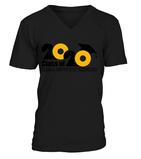 Georgia Institute of Technology Class of Graduation 2020 V-Neck T-shirt