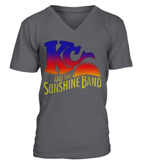 KC AND THE SUNSHINE BAND (SUNSET) shirt V-Neck T-shirt