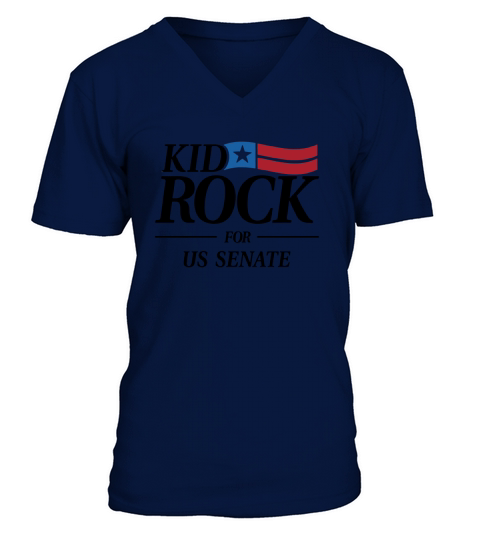 Kid Rock Kid Rock For us Senate t shirt V-Neck T-shirt