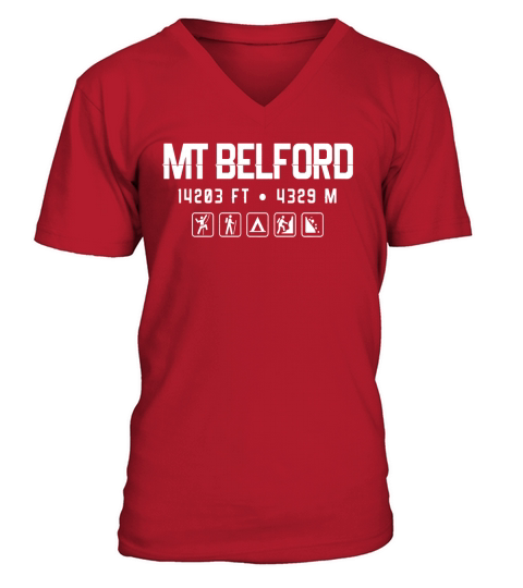 Mt. Belford Colorado Mountain 14er Shirt V-Neck T-shirt