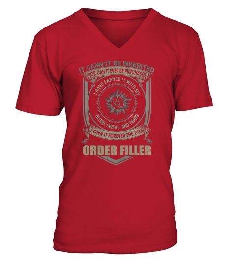 ORDER FILLER V-Neck T-shirt