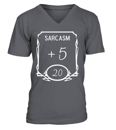 SARCASM +5 D&D GAME MUG  - Coffee Mug (colored) V-Neck T-shirt