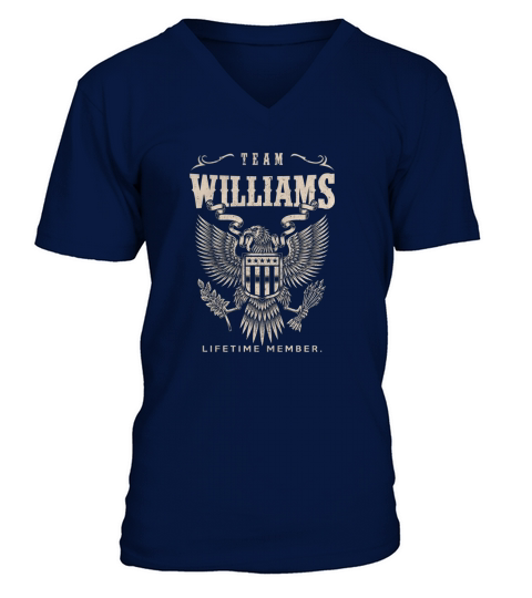 Team WILLIAMS Lifetime Member V-Neck T-shirt