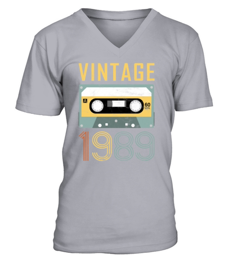 Vintage 1989 30th birthday V-Neck T-shirt