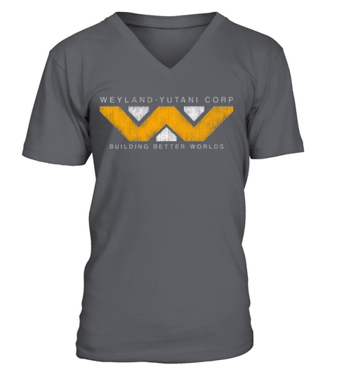 weyland yutani corp construisant des mondes meilleurs V-Neck T-shirt