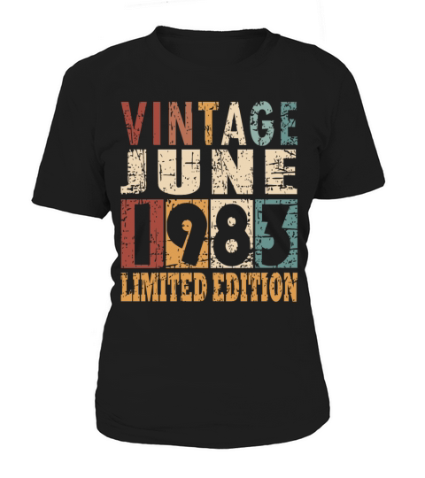 1983 vintage born in June gift Women's T-Shirt